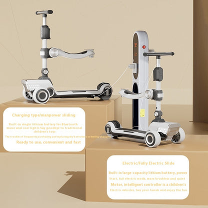 Rechargeable And Foldable Children's Scooter    Home Decor Supply | Online Retail | ShoreShopper.com
