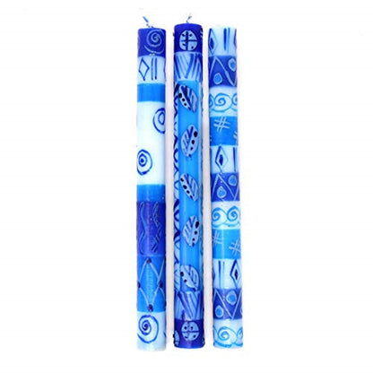 Tall Hand Painted Candles - Three in Box - Feruzi Design - Nobunto    Home Decor Supply | Online Retail | ShoreShopper.com