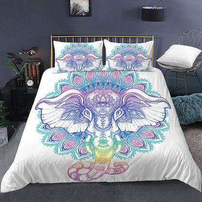 3D Digital Printing Bed Cartoon Kit Animal Elephant    Home Decor Supply | Online Retail | ShoreShopper.com
