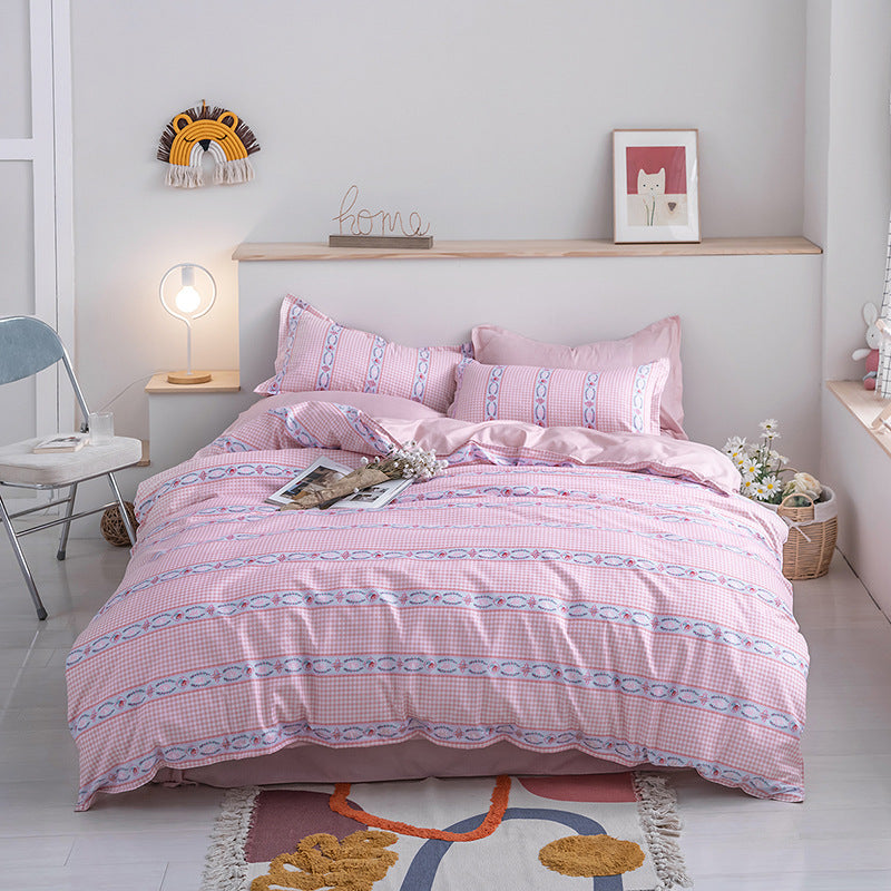 Leopard Print Bed Sheet Set Of Four Ab Face    Home Decor Supply | Online Retail | ShoreShopper.com