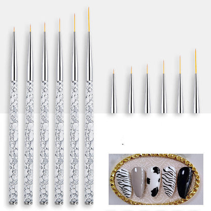 Painted Latte Art Marble Nail Brush Set    Home Decor Supply | Online Retail | ShoreShopper.com