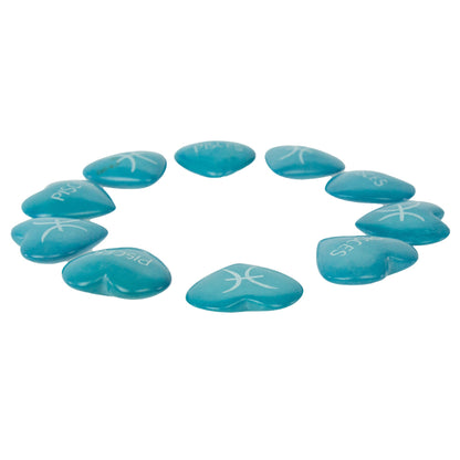 Zodiac Soapstone Hearts, Pack of 5: PISCES    Home Decor Supply | Online Retail | ShoreShopper.com