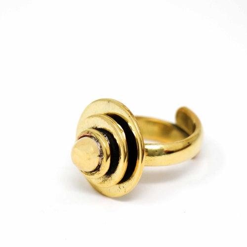 Domed Adjustable Brass Ring    Home Decor Supply | Online Retail | ShoreShopper.com