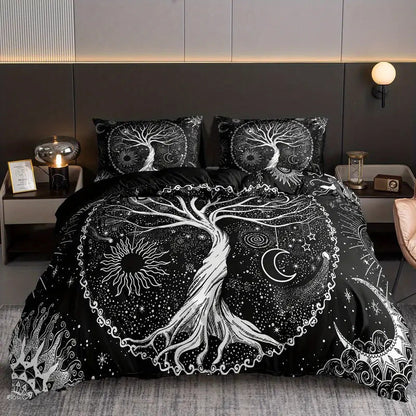 Tree Of Life Sun And Moon 3D Digital-Print Bedding    Home Decor Supply | Online Retail | ShoreShopper.com