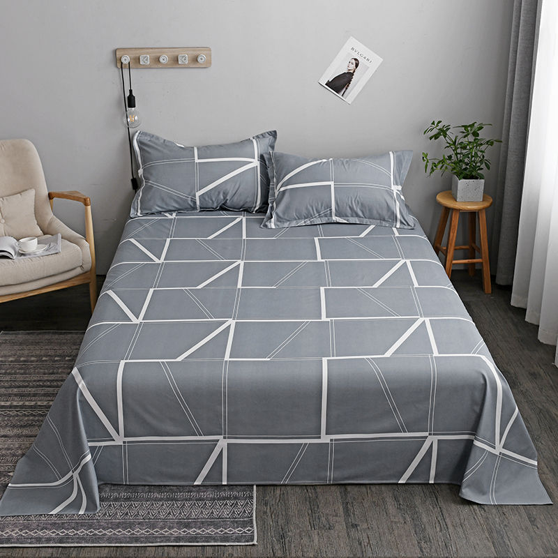 Washed Cotton Student Hostel Bed Sheets    Home Decor Supply | Online Retail | ShoreShopper.com