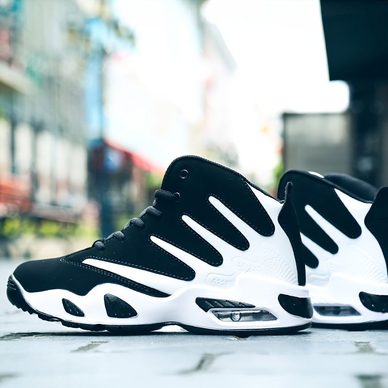 Professional Basketball Shoes for Men, Comfortable High-top Breathable Non-slip Shock Absorbing Lace-up Cushion Sneakers for Training, Running And Stepping    Home Decor Supply | Online Retail | ShoreShopper.com