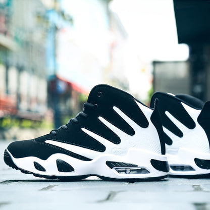 Professional Basketball Shoes for Men, Comfortable High-top Breathable Non-slip Shock Absorbing Lace-up Cushion Sneakers for Training, Running And Stepping    Home Decor Supply | Online Retail | ShoreShopper.com