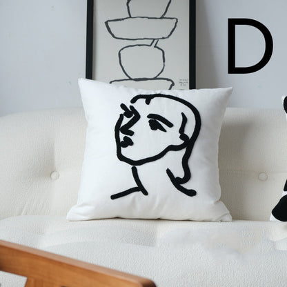 Velvet Modern Minimalist Bedside Cushion Pillow    Home Decor Supply | Online Retail | ShoreShopper.com