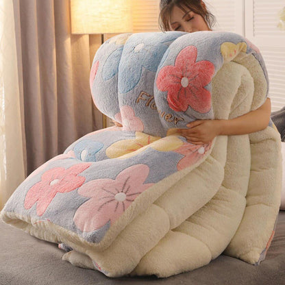 Winter Thick Quilt Dormitory Single Warm Lamb Velvet Double Quilt Core    Home Decor Supply | Online Retail | ShoreShopper.com