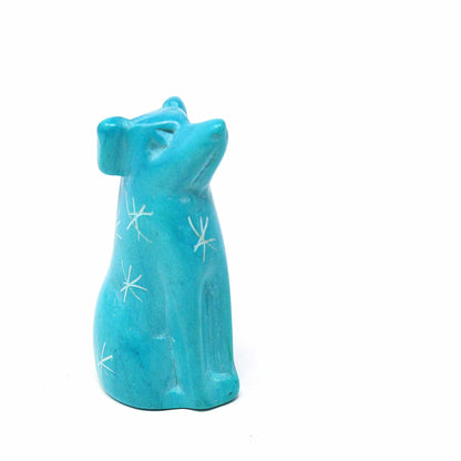 Soapstone Tiny Dogs - Assorted Pack of 5 Colors    Home Decor Supply | Online Retail | ShoreShopper.com