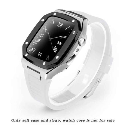 Metal Watch Case Rubber Strap Smart Watch Accessories