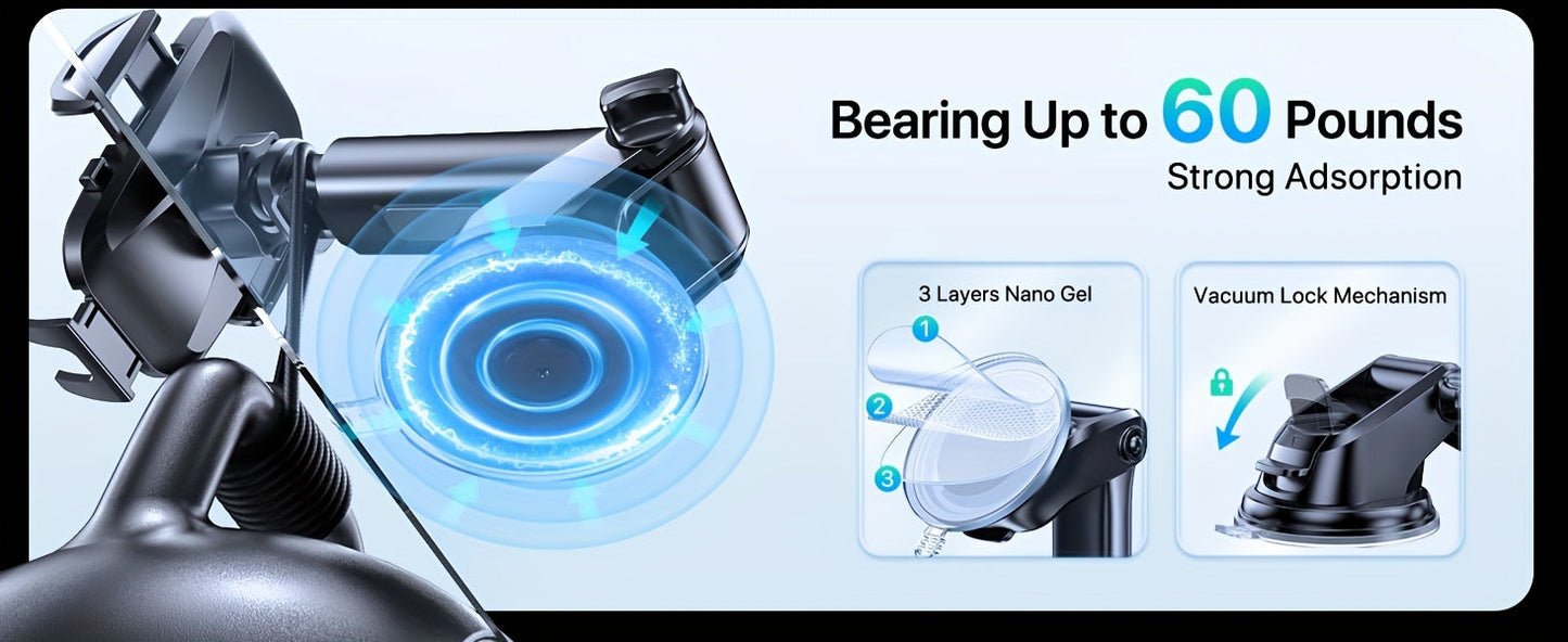 LOTUNY Car Phone Holder, Universal Hands-Free Phone Holders for Your Car, 3-in-1 Phone Mount for CarAir Vent Compatible with for iphone for samsung Google and All 4" to 7, 2" Phones    Home Decor Supply | Online Retail | ShoreShopper.com