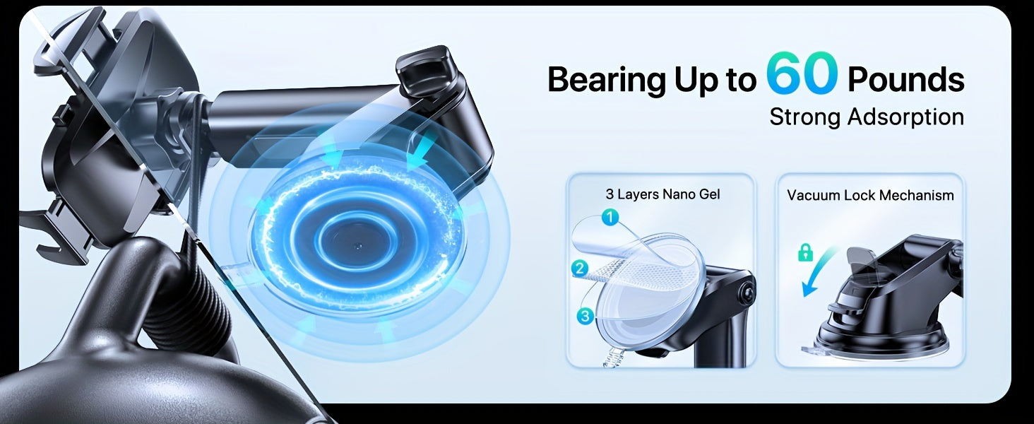 LOTUNY Car Phone Holder, Universal Hands-Free Phone Holders for Your Car, 3-in-1 Phone Mount for CarAir Vent Compatible with for iphone for samsung Google and All 4" to 7, 2" Phones    Home Decor Supply | Online Retail | ShoreShopper.com