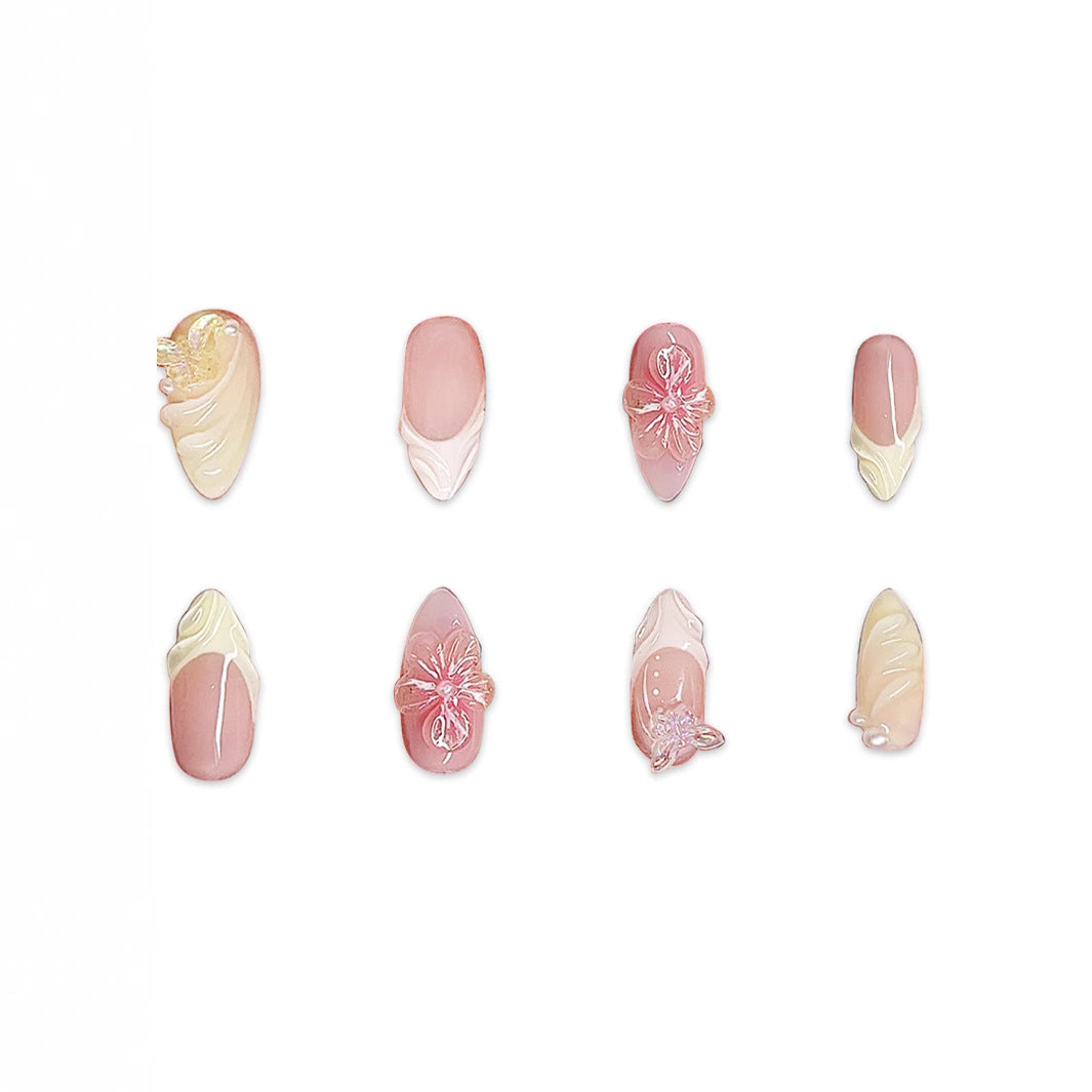 Hot Selling Leopard Nail Art Handmade Almond Short    Home Decor Supply | Online Retail | ShoreShopper.com