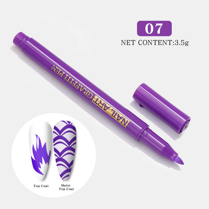 Nail Art Painting Smearing Nail Point Flower Hook Line Pen One Step Glue    Home Decor Supply | Online Retail | ShoreShopper.com