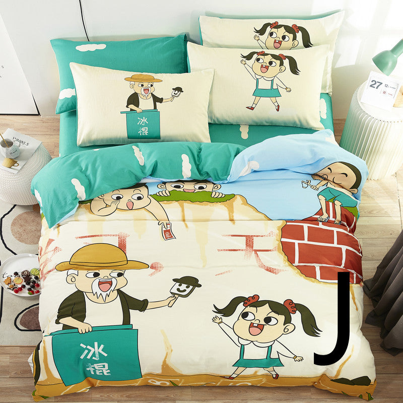 Home Textile Cute Cartoon Children Bed Sheet Bed Sheet Quilt Cover Bedding    Home Decor Supply | Online Retail | ShoreShopper.com