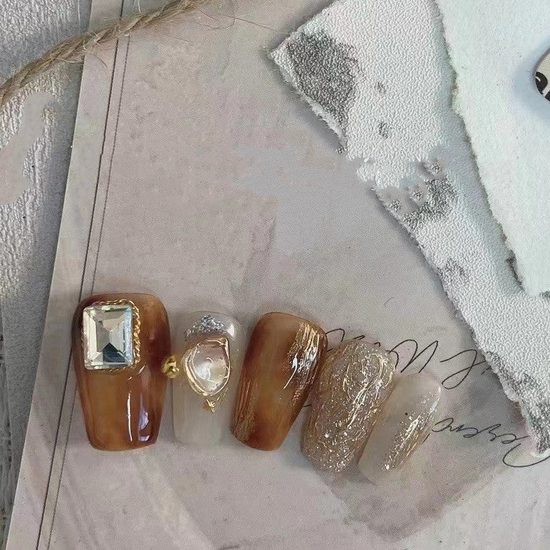 Women's Fashion Amber Blooming Gradient Nail Art    Home Decor Supply | Online Retail | ShoreShopper.com