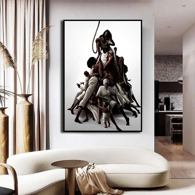 Abstract Art Doodle Canvas Painting Art Poster    Home Decor Supply | Online Retail | ShoreShopper.com