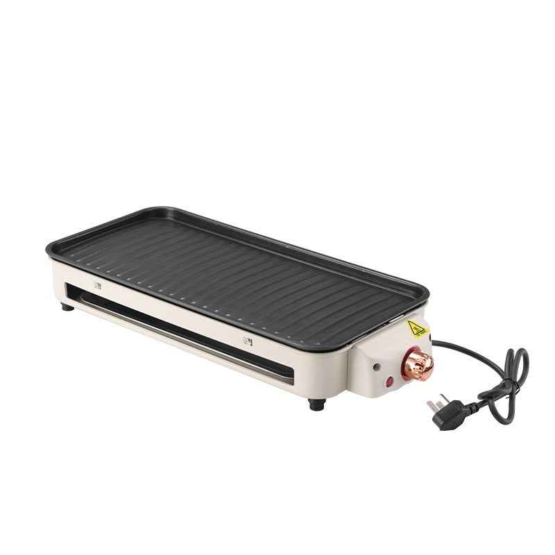 Electric BBQ Grill For Home Use Smoke-Free Multi-Functional, Double-Layered