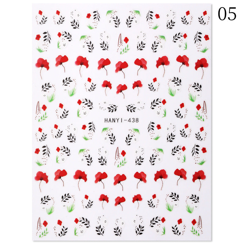 New Hot 3D Coconut Tree Sunflower Nail Sticker Leopard Butterfly Flower Nail Art Sticker    Home Decor Supply | Online Retail | ShoreShopper.com