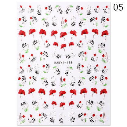 New Hot 3D Coconut Tree Sunflower Nail Sticker Leopard Butterfly Flower Nail Art Sticker    Home Decor Supply | Online Retail | ShoreShopper.com