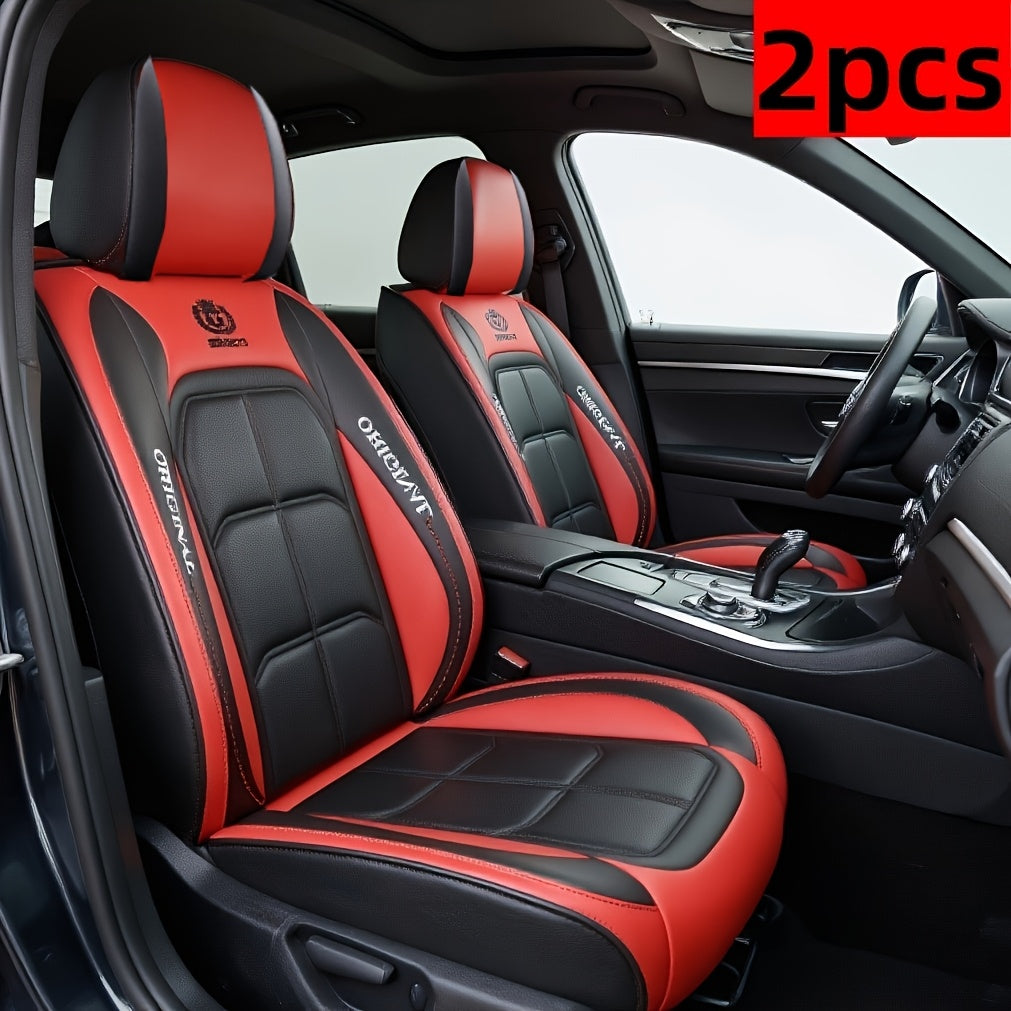 Faux Leather Universal Seat Covers Driver & Passenger Seats    Home Decor Supply | Online Retail | ShoreShopper.com
