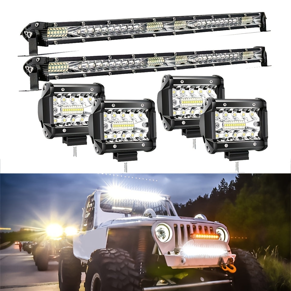 Pro-Series LED Off-Road Light Bar & Work Light Pods | 4" - 21" Weatherproof Lighting Kits    Home Decor Supply | Online Retail | ShoreShopper.com