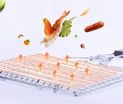Detachable Grill Net Foldable Grill Square Grilled Vegetable Basket Grilled Fish    Home Decor Supply | Online Retail | ShoreShopper.com