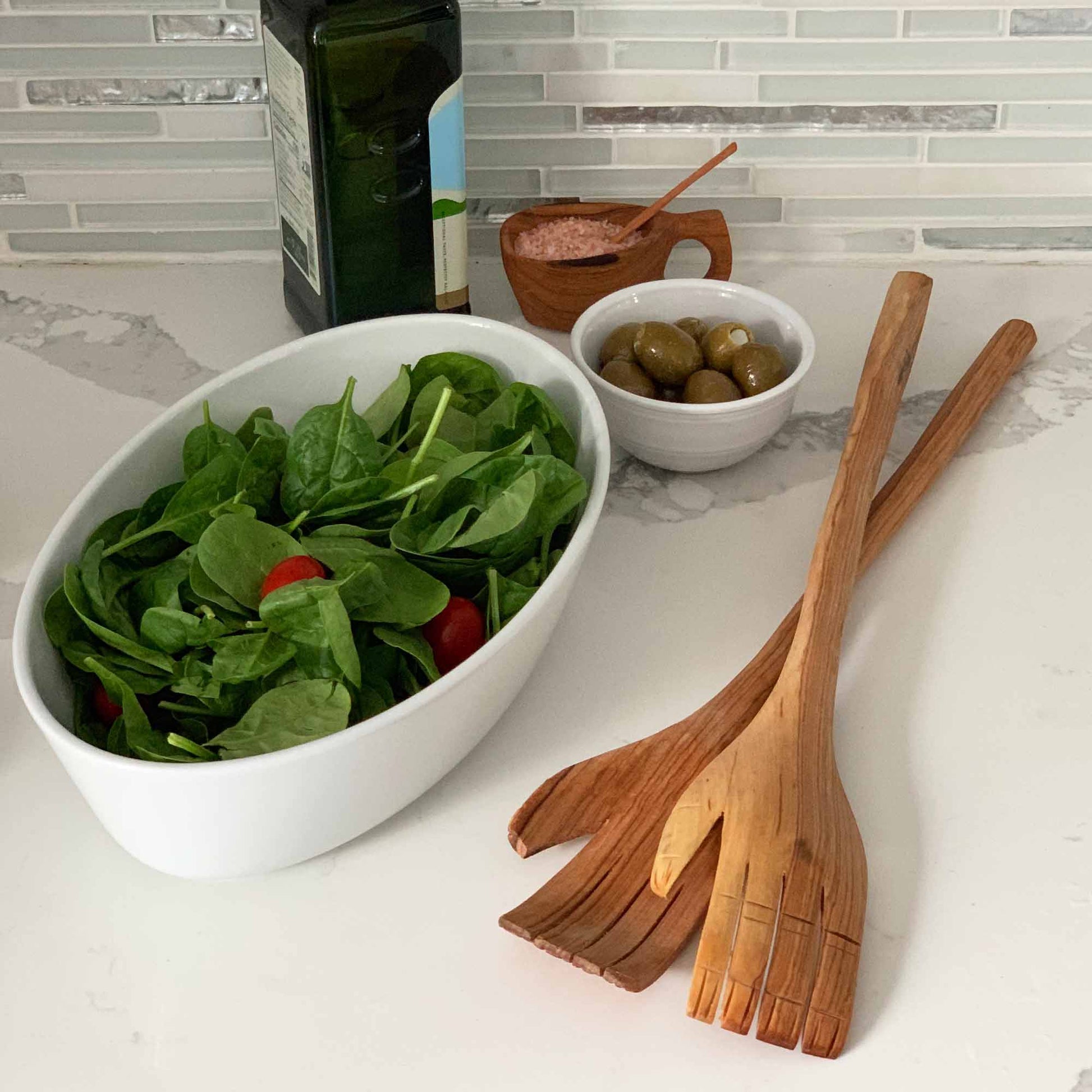 Giant 17 inch Hands Salad Servers - Jedando Handicrafts    Home Decor Supply | Online Retail | ShoreShopper.com