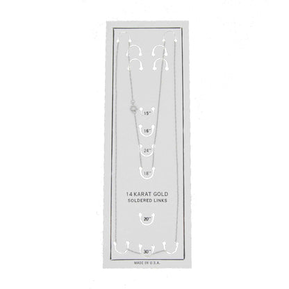 Womens chains 14KT White Gold