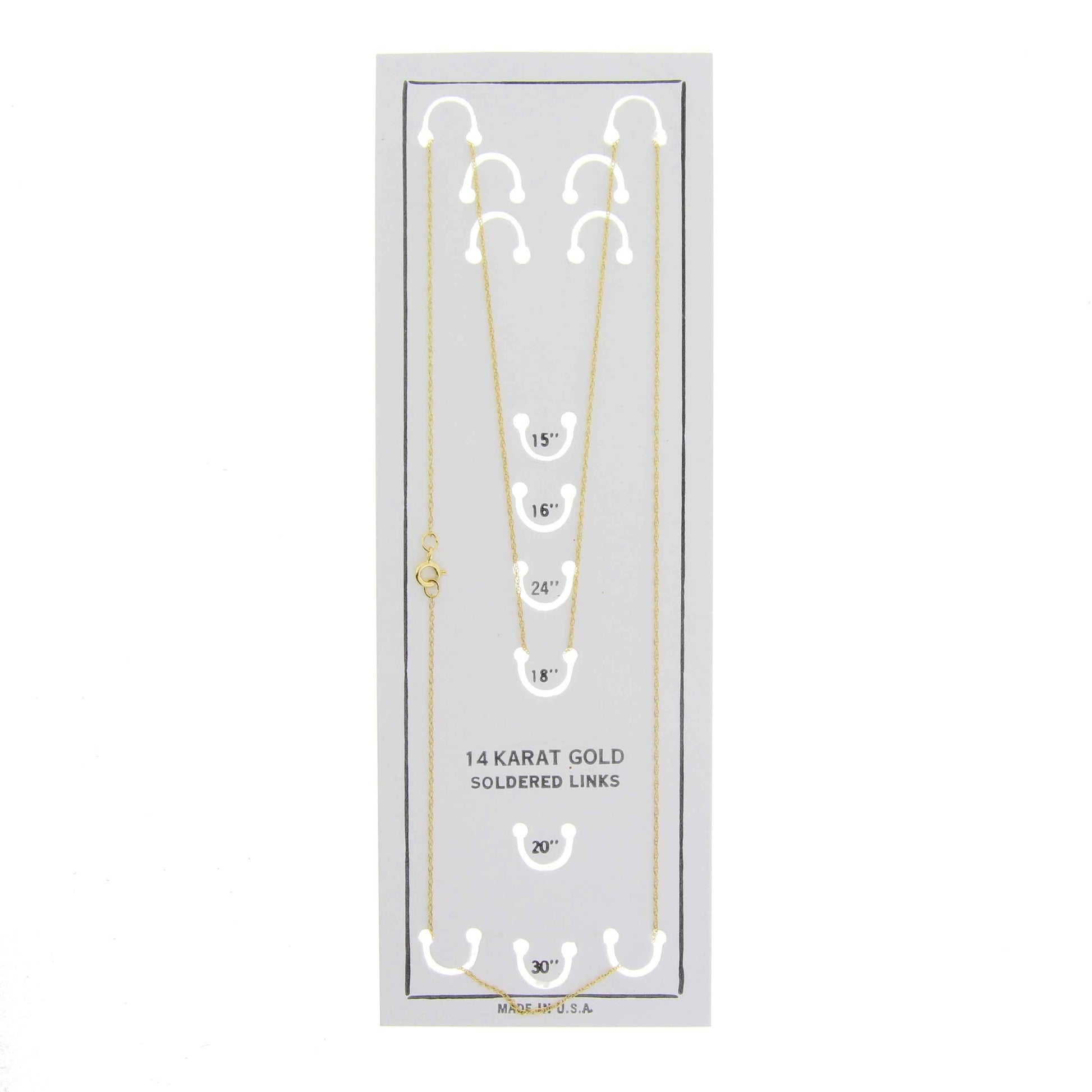 Womens chains 14KT Yellow Gold
