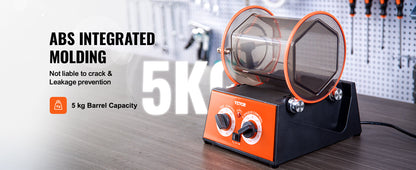 SucceBuy 3kg 5kg Rotary Tumbler Surface Polisher Jewelry Drum Polishing Machine Gem DIY Mini-Tumbler Finishing Tools    Home Decor Supply | Online Retail | ShoreShopper.com