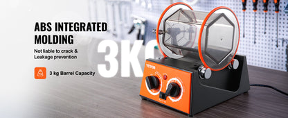 SucceBuy 3kg 5kg Rotary Tumbler Surface Polisher Jewelry Drum Polishing Machine Gem DIY Mini-Tumbler Finishing Tools    Home Decor Supply | Online Retail | ShoreShopper.com