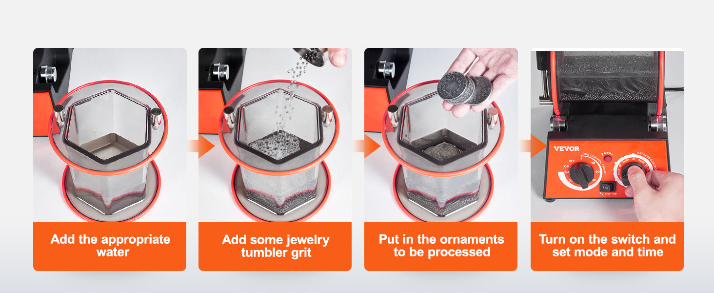 SucceBuy 3kg 5kg Rotary Tumbler Surface Polisher Jewelry Drum Polishing Machine Gem DIY Mini-Tumbler Finishing Tools    Home Decor Supply | Online Retail | ShoreShopper.com