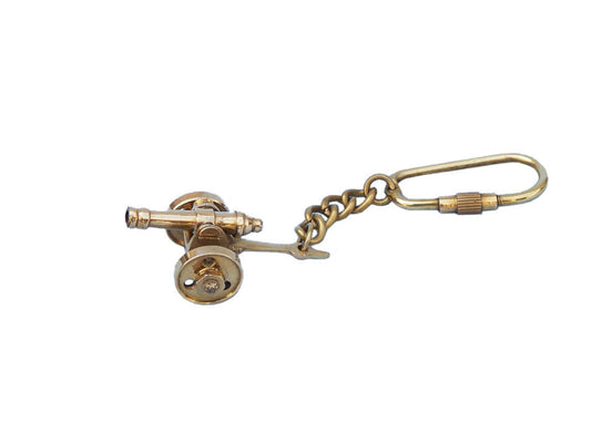 Solid Brass Cannon Key Chain 5""    Home Decor Supply | Online Retail | ShoreShopper.com