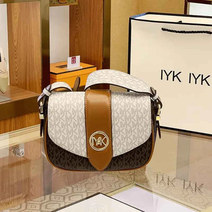 New Women's Leather Saddle Bag
