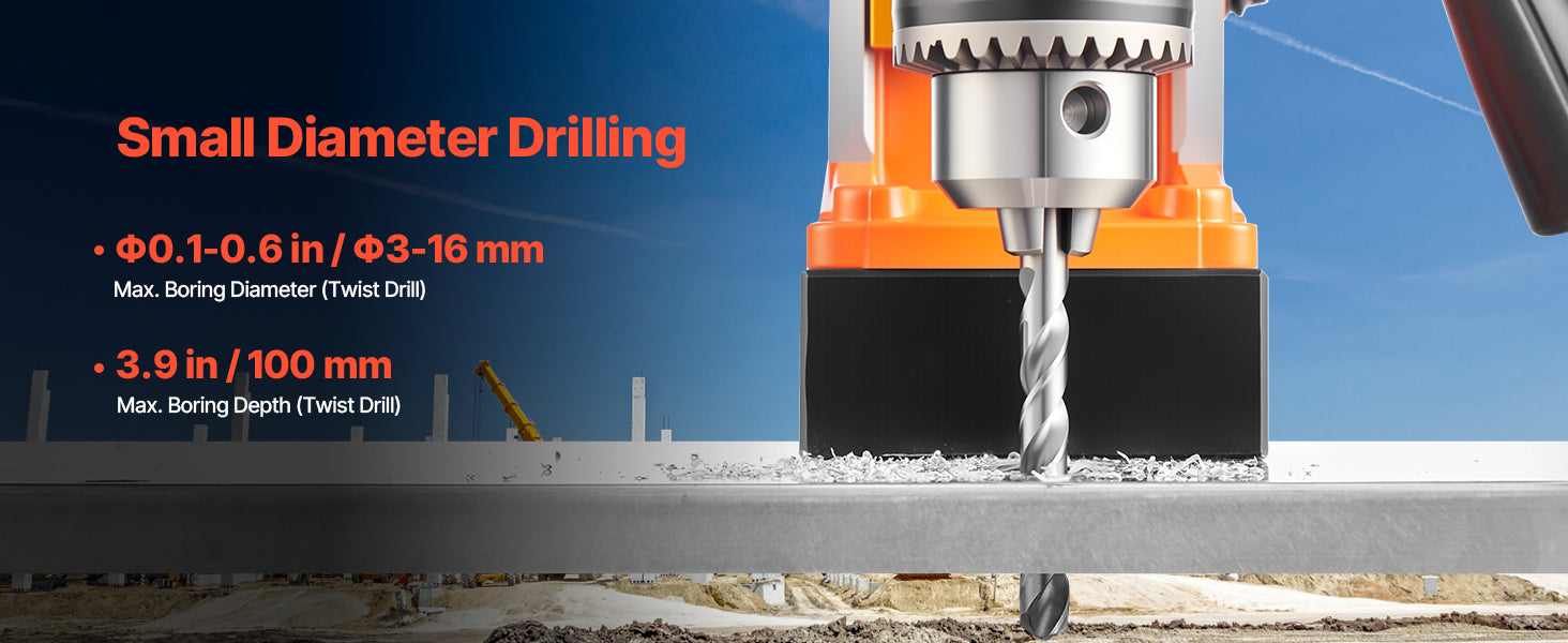 SucceBuy 11PCs Magnetic Drill Motor 1.6 in 1450W Boring Diameter 850RPM Speed 2810 lbf Portable Electric Mag Drill Press    Home Decor Supply | Online Retail | ShoreShopper.com