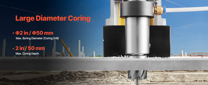 SucceBuy Magnetic Drill Boring Diameter Portable Electric Mag Drill Press Drilling Machine Metal Surface Industrial Improvement - ShoreCo.Shop