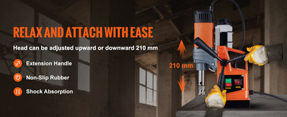 SucceBuy 1300W 1400W 2" Electric Drilling Machine Magnetic Drill Press Boring Diameter Power Drill 810 PRM Drill    Home Decor Supply | Online Retail | ShoreShopper.com