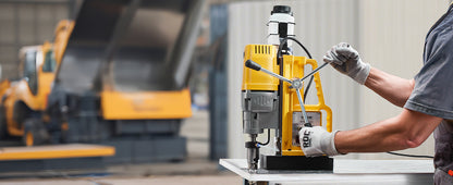 SucceBuy Magnetic Drill Boring Diameter Portable Electric Mag Drill Press Drilling Machine Metal Surface Industrial Improvement - ShoreCo.Shop