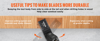 SucceBuy 30PCS Multi Tool Blades Kits Universal Release Oscillating Multi-Function Renovator Saw Blades for Dewalt Craftsman - ShoreCo.Shop