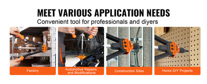 SucceBuy 14" 16" Rivet Nut Tool Rivnut Tool Kit with Metric and SAE Mandrels 70PCS/186PCS Rivet Nuts With Rugged Carrying Case    Home Decor Supply | Online Retail | ShoreShopper.com