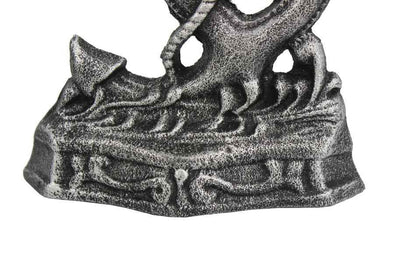 Antique Silver Cast Iron Anchor Door Stopper 8""    Home Decor Supply | Online Retail | ShoreShopper.com