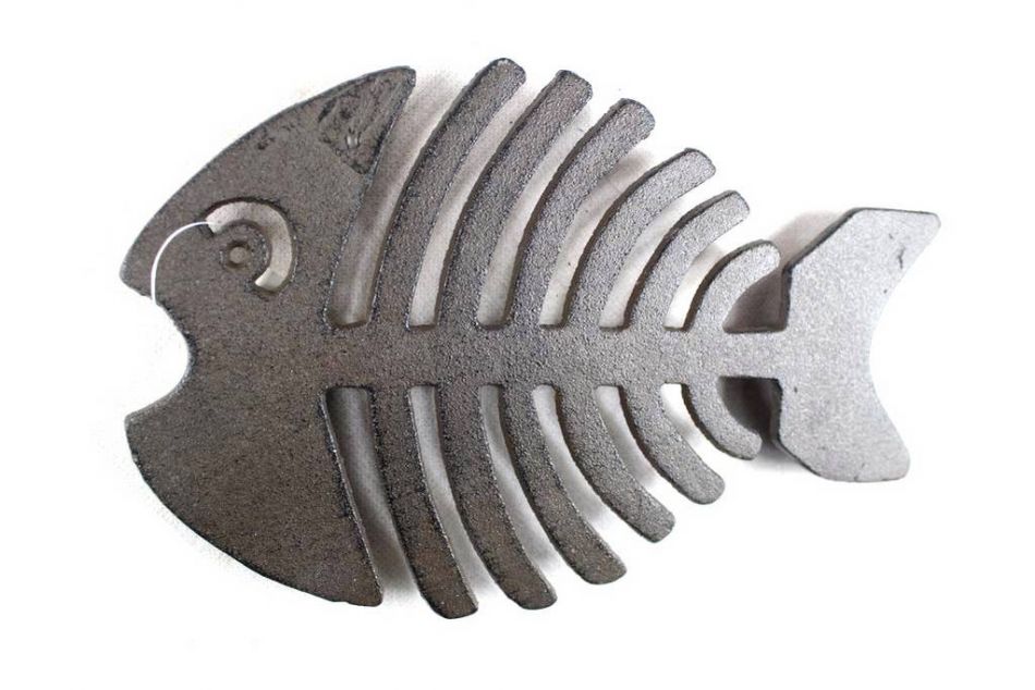 Cast Iron Fish Bone Trivet 11""    Home Decor Supply | Online Retail | ShoreShopper.com