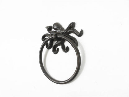 Cast Iron Octopus Towel Holder 6""    Home Decor Supply | Online Retail | ShoreShopper.com