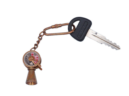 Antique Copper Titanic Engine Telegraph Key Chain 5""    Home Decor Supply | Online Retail | ShoreShopper.com