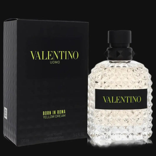 Uomo Born In Roma Yellow Dream By Valentino Cologne for Men    Home Decor Supply | Online Retail | ShoreShopper.com
