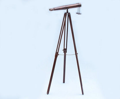 Floor Standing Admiral's Antique Copper Binoculars 62""    Home Decor Supply | Online Retail | ShoreShopper.com
